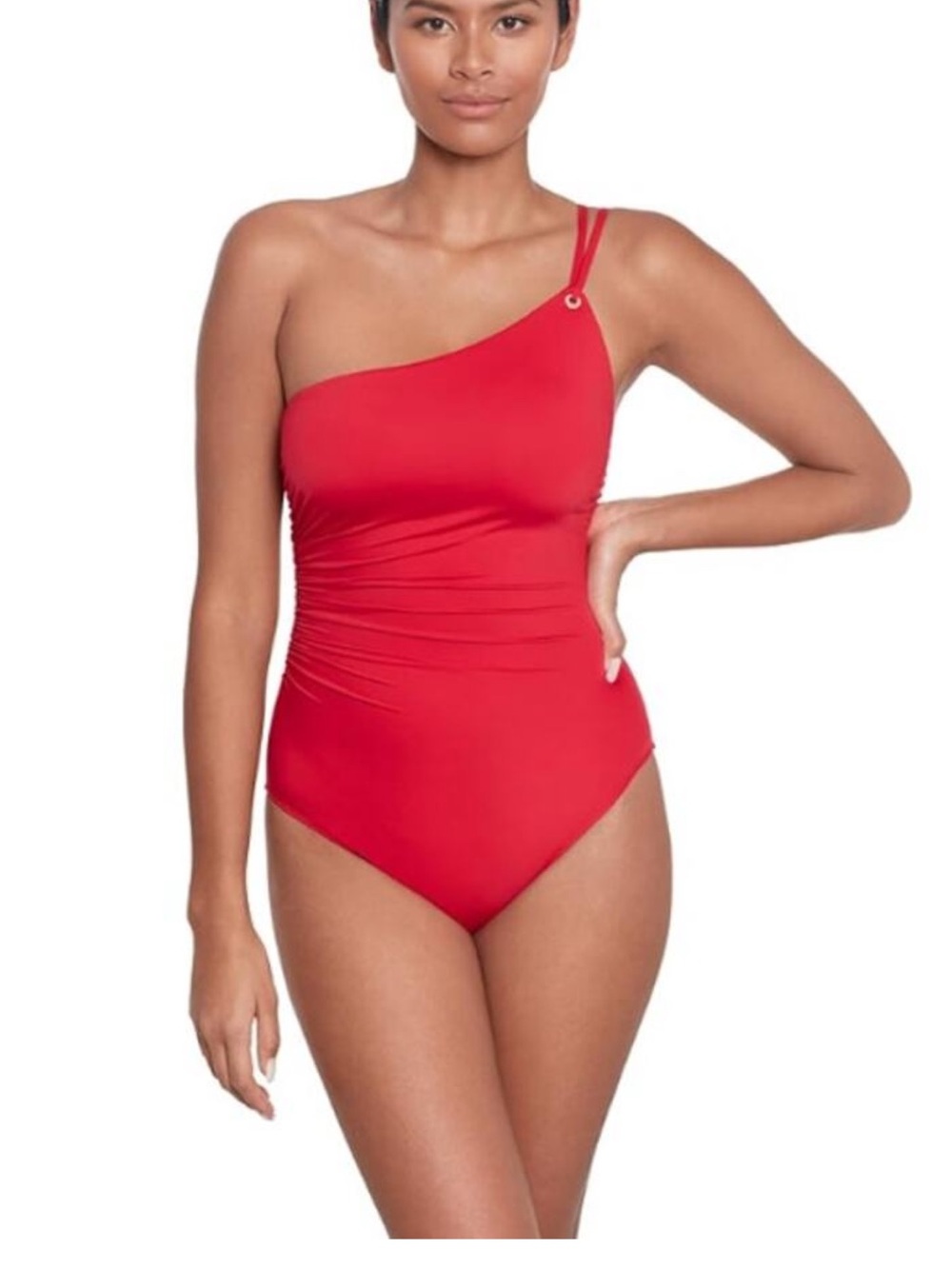 Ralph Lauren One-Shoulder Red Women's Swimsuit